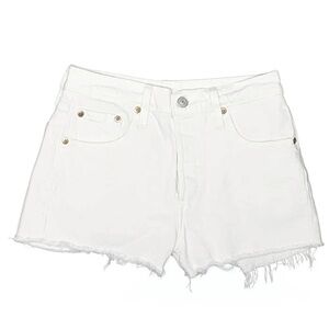 Levis | White Denim high rise Women Shorts